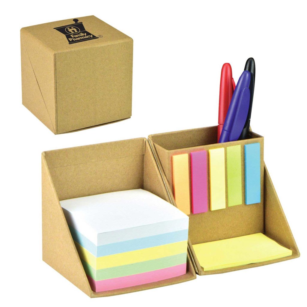 Custom Sticky Notes Desk Caddy
