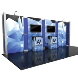Digital video trade show booth