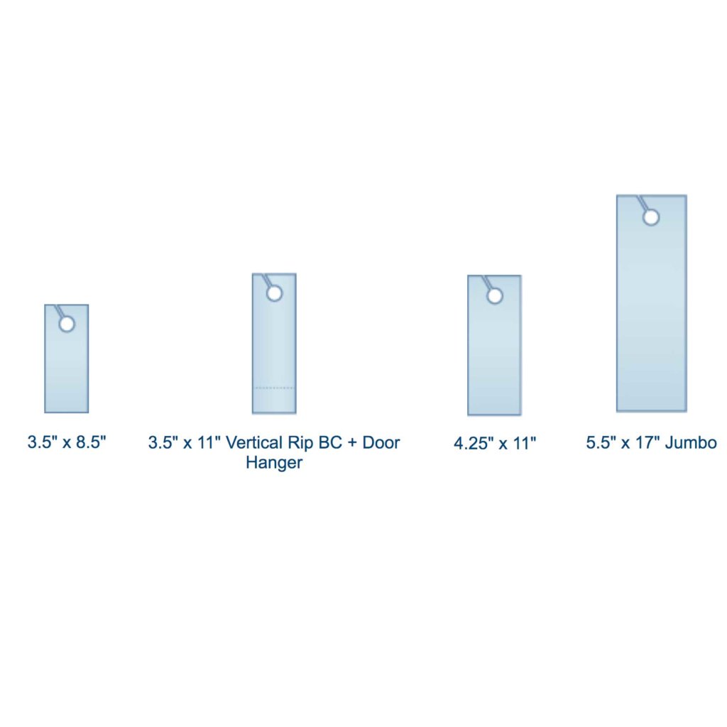 door hanger sizes