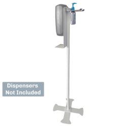Dual Purell Hand Sanitizer Stand for Pump & Touchless Dispensers