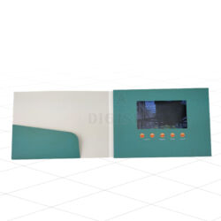 Direct supply 7-Inch digital LCD screen brochure with pocket