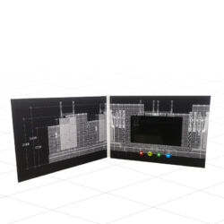 A6 Soft Cover Video Brochure | 4.3" LCD Screen | Portable Marketing Kits