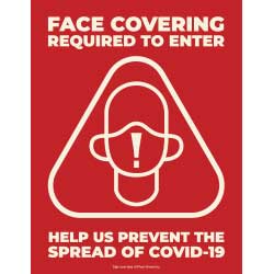 Face Covering Required To Enter