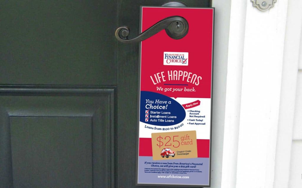 Financial Lender Door Hanger