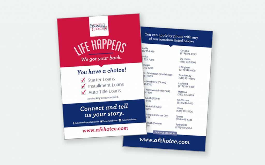 Financial Lender Rack Cards