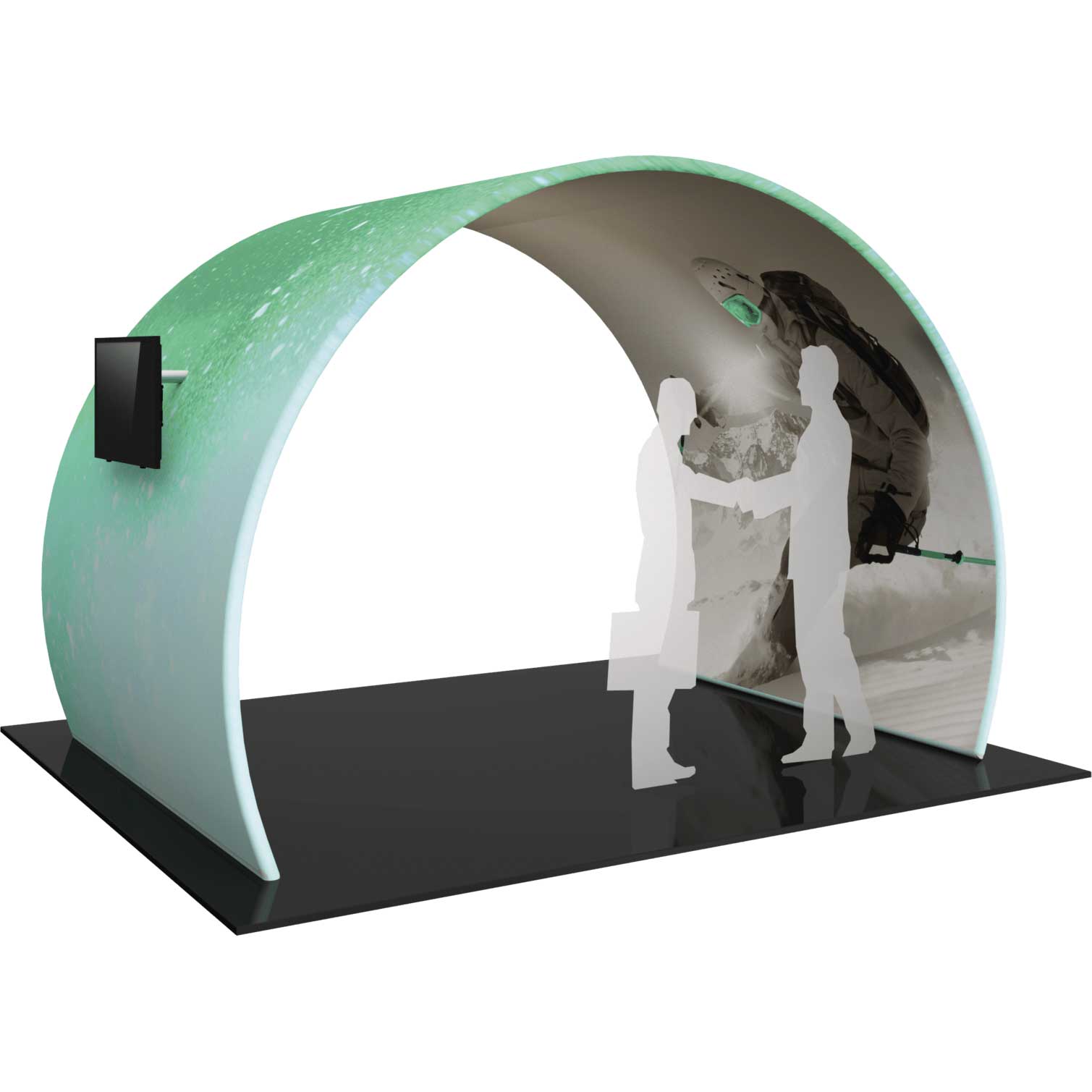 12-ft arch booth