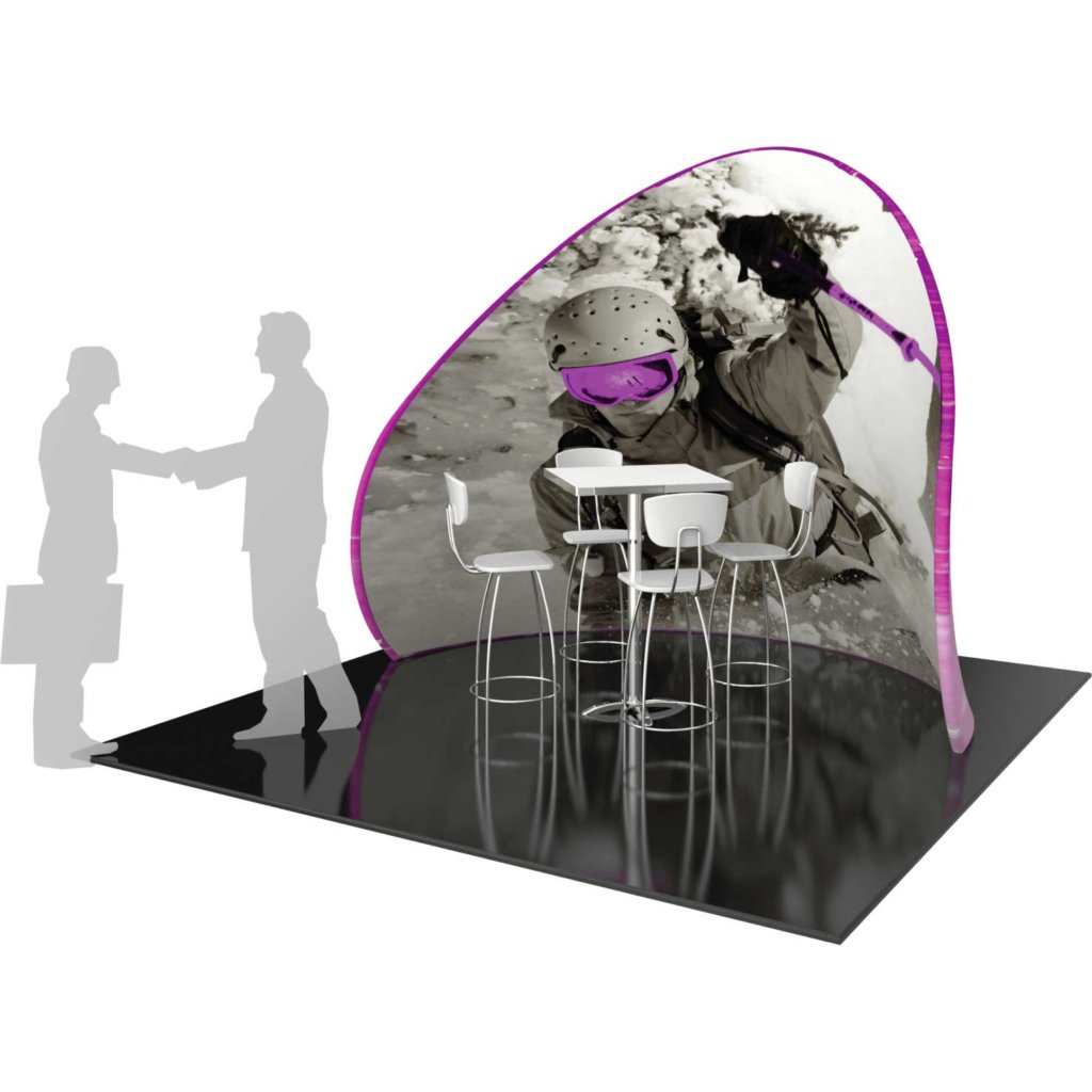 9x8-ft Chip-Shaped Wall for Meeting Space | Orbus Formulate