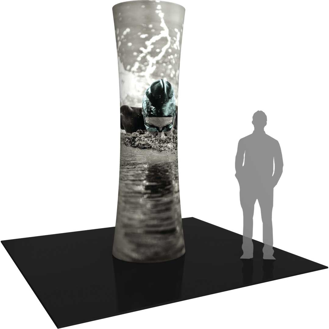 8-ft Cylinder Tower Sign | Orbus Formulate 02 - Image 1