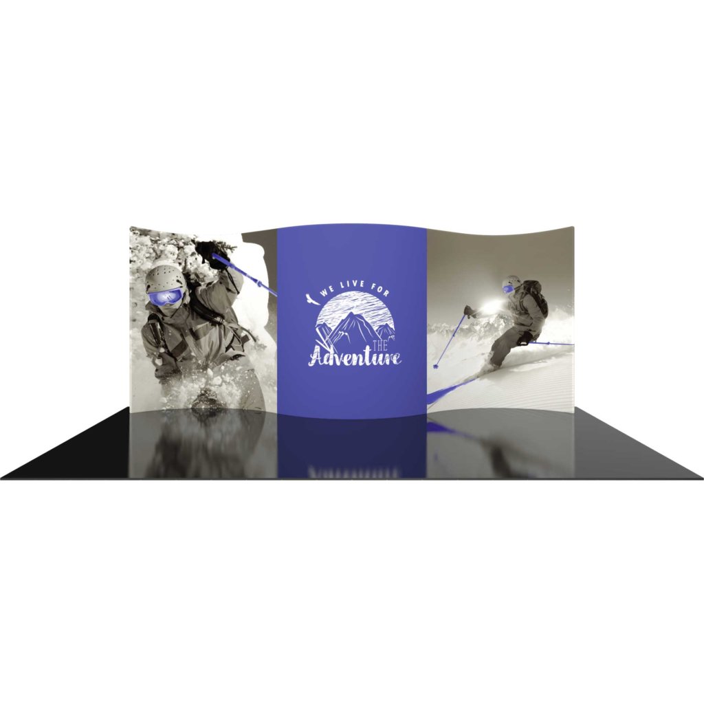Curved Display Backwall