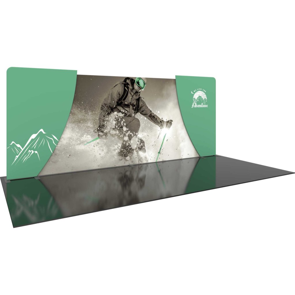 20-ft Trade Show Display with 3 Custom Art Panels | Orbus Formulate 04