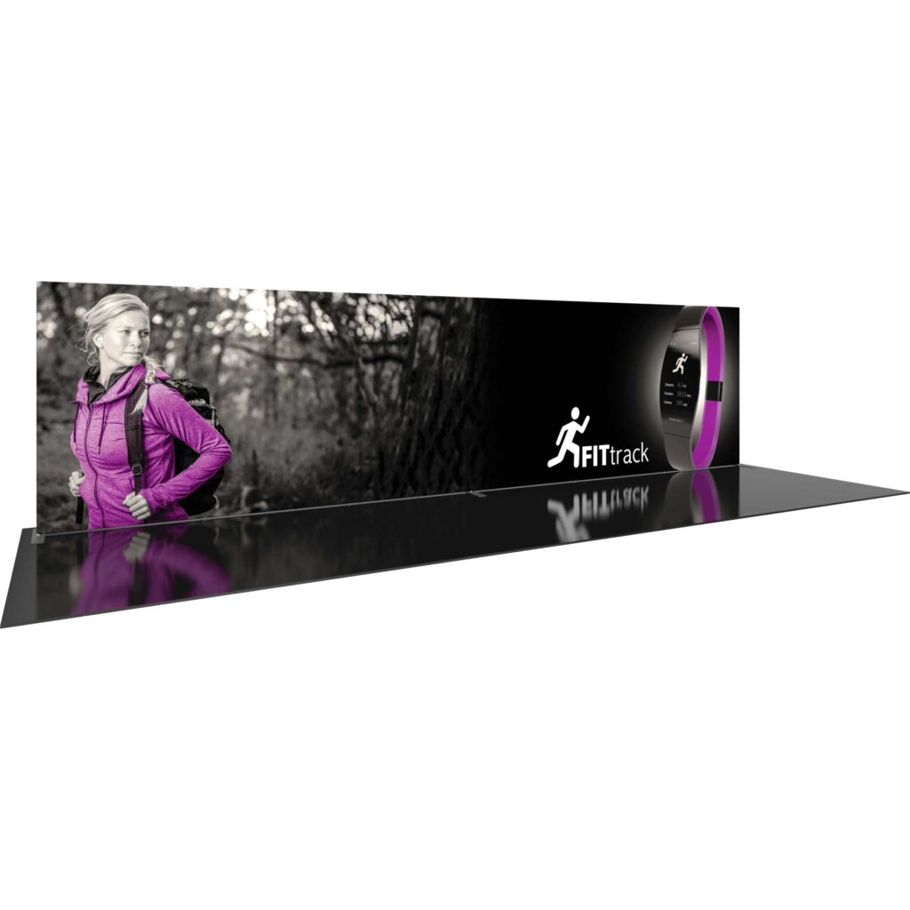 30x8-ft Trade Show Wall Display | Orbus Formulate 01