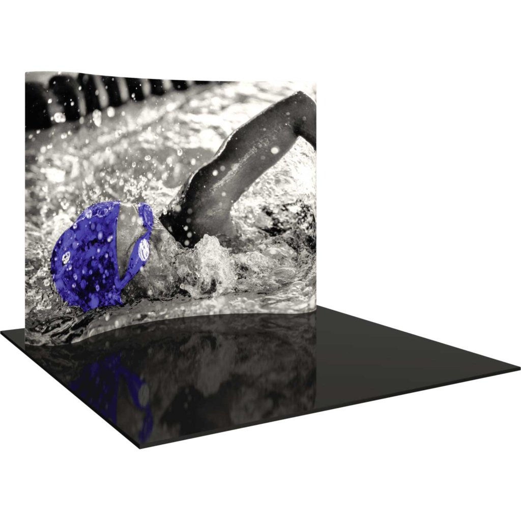 10x7.5-ft Curved Fabric Backwall | Orbus Formulate Essential
