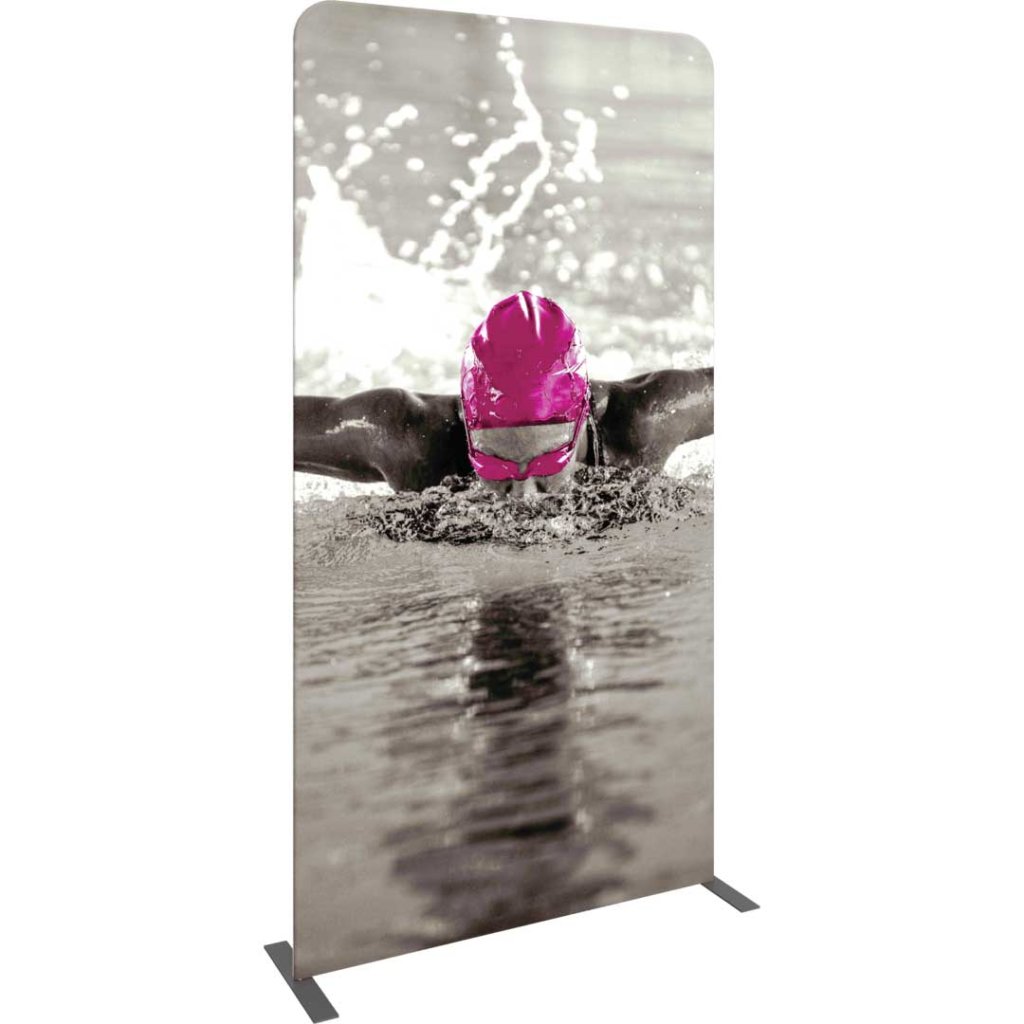 Rounded Corners Banner, 4x8-ft | Orbus Formulate Essential 1200