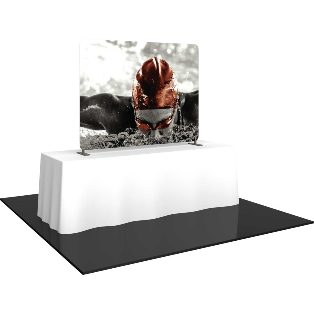 6x5-ft Tabletop Fabric Backwall, Single or Double-Sided | Orbus Formulate