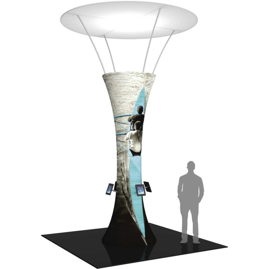 12-ft Funnel Tower with Top Accent | Orbus Formulate