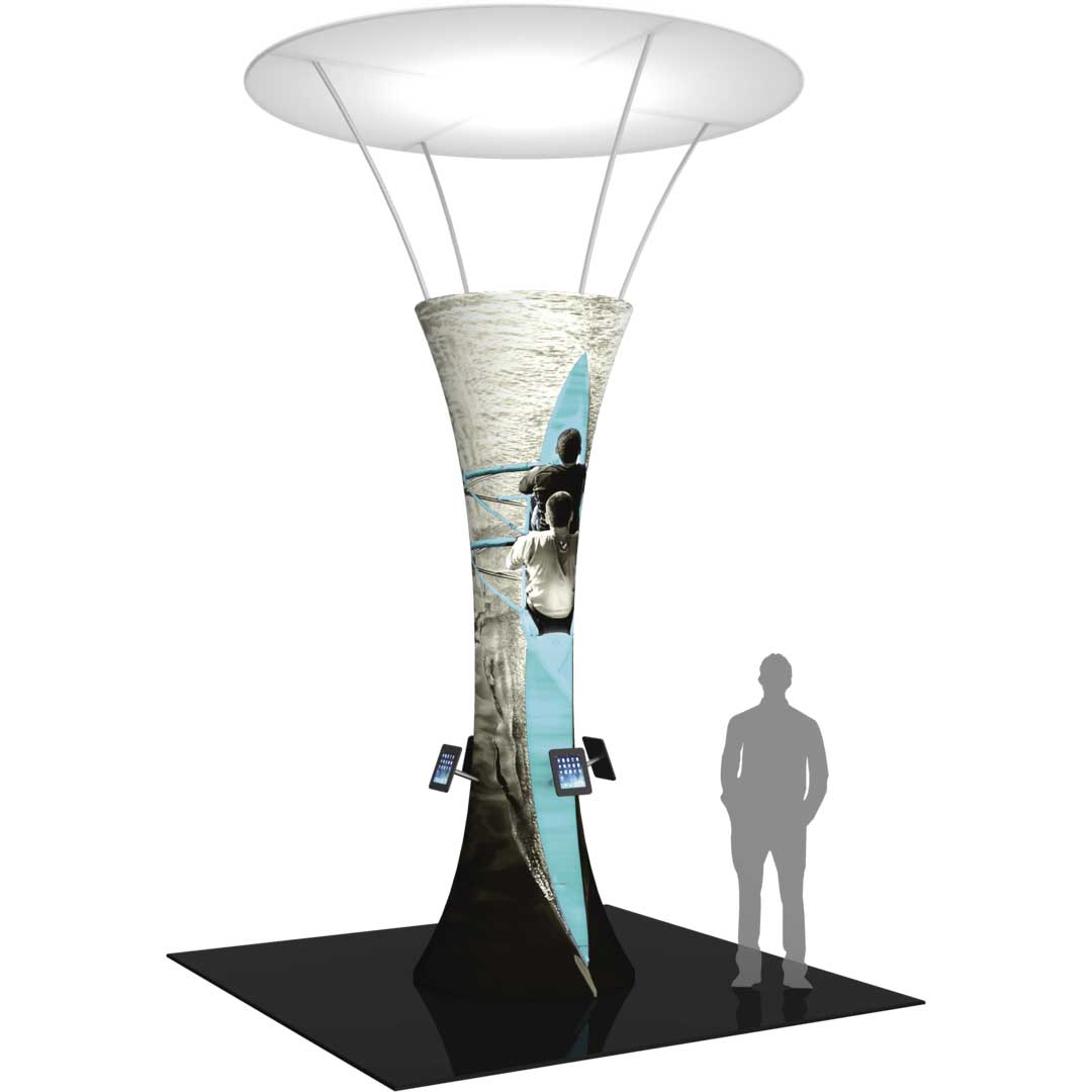 12-ft Funnel Tower with Top Accent | Orbus Formulate - Image 1