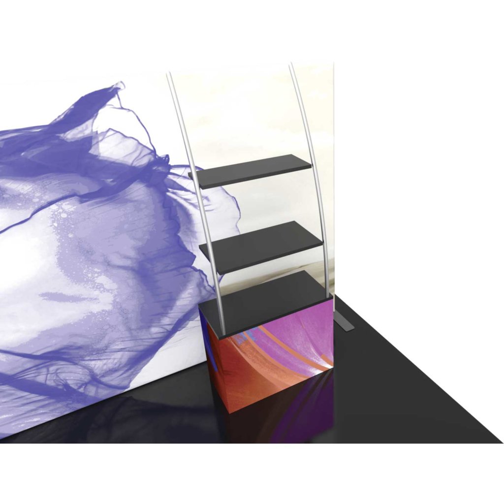 Add-on Accent Shelves with Display Counter | Orbus Formulate 07