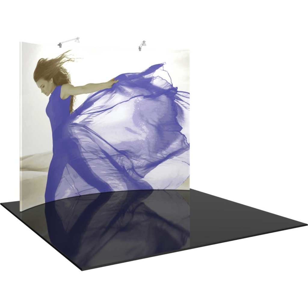 9x8-ft Curved Display with Lights | Orbus Formulate HC2