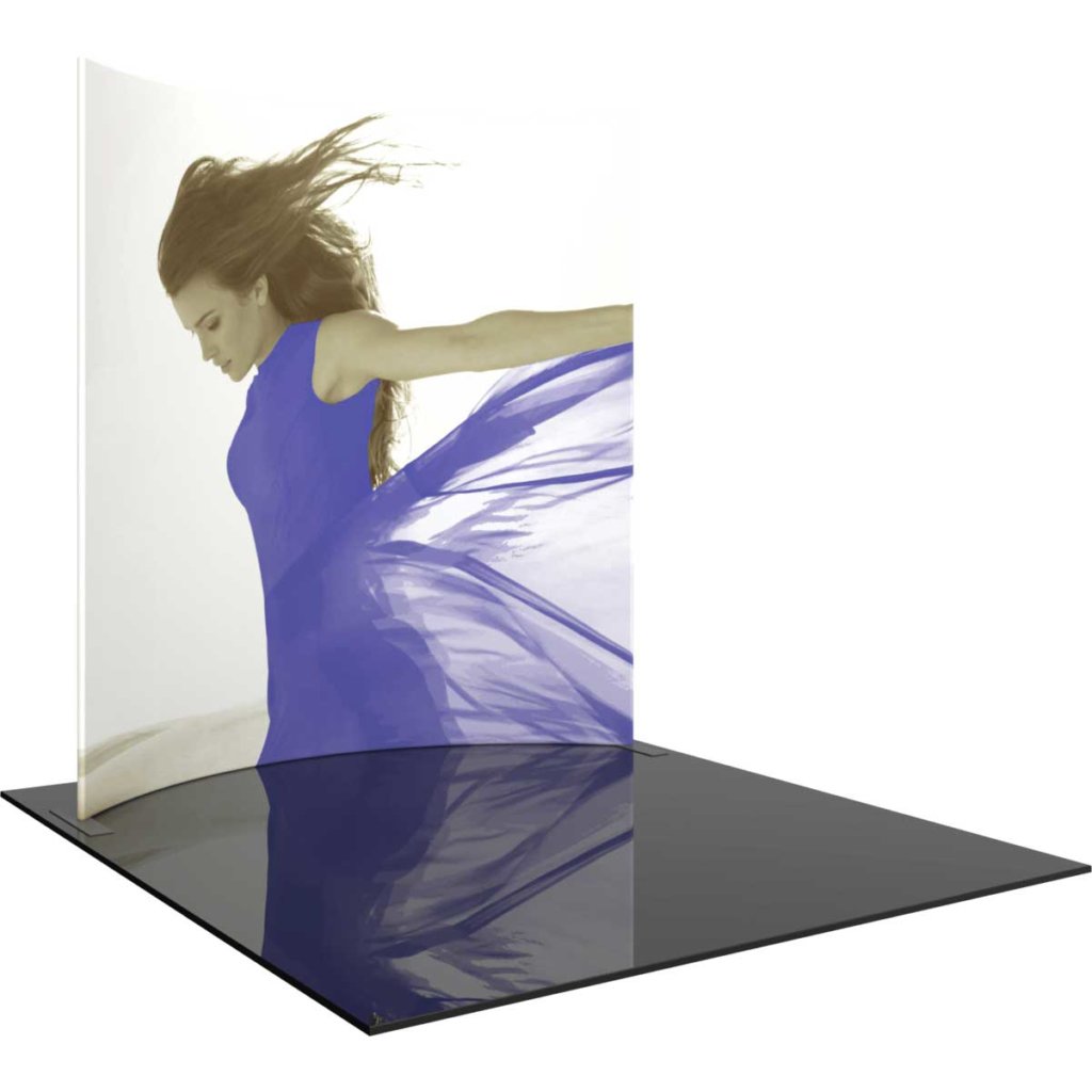 10x10-ft Curved Trade Show Booth Display | Orbus Formulate