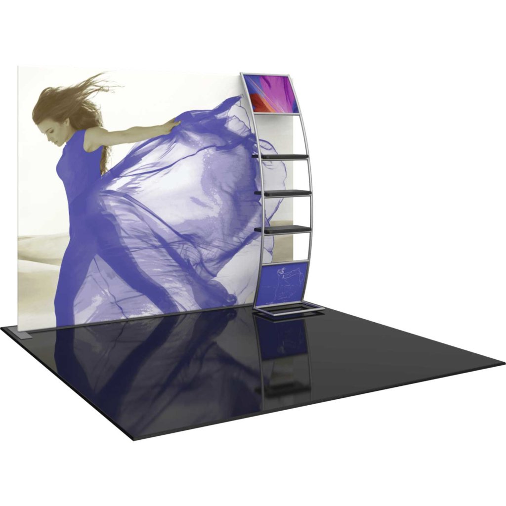 10-ft Display with Shelves | Orbus Formulate S6