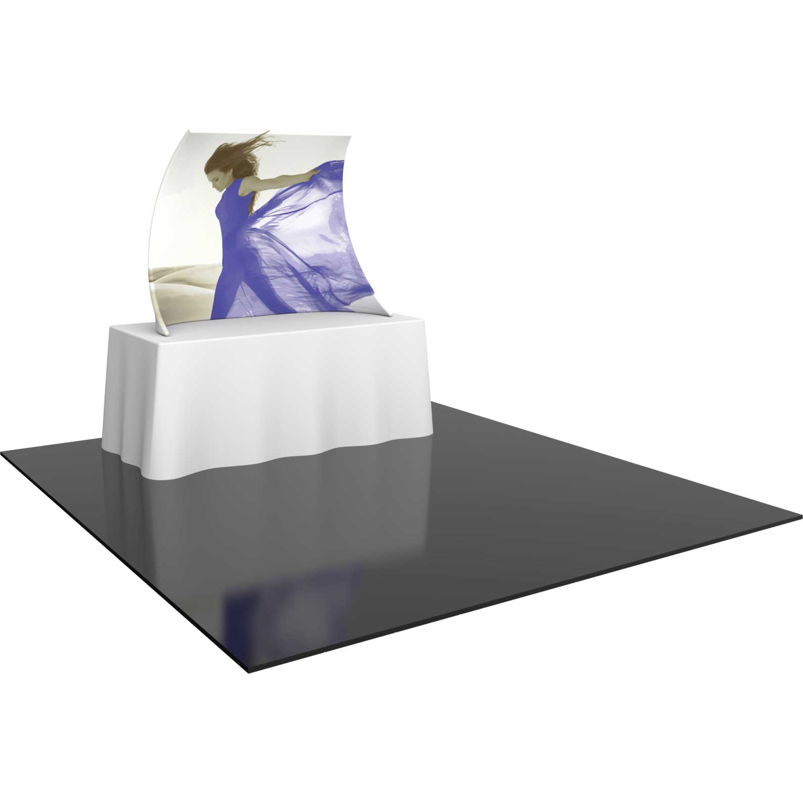 5x4-ft Tabletop Vertical Curve Display | Orbus Formulate Master TT5 - Image 1