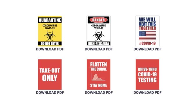 Download FREE Printable Coronavirus Signs & Posters