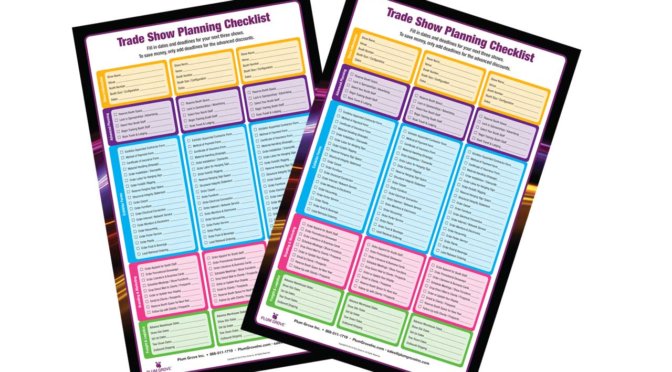 The Ultimate Trade Show Planning Checklist