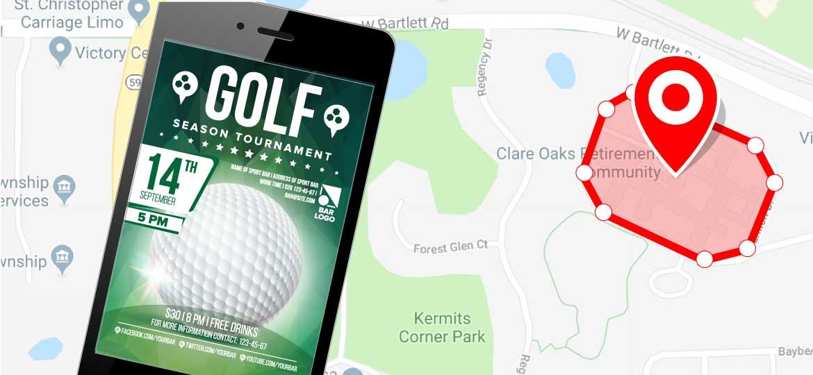 Geofencing Golf Clubs Advertising