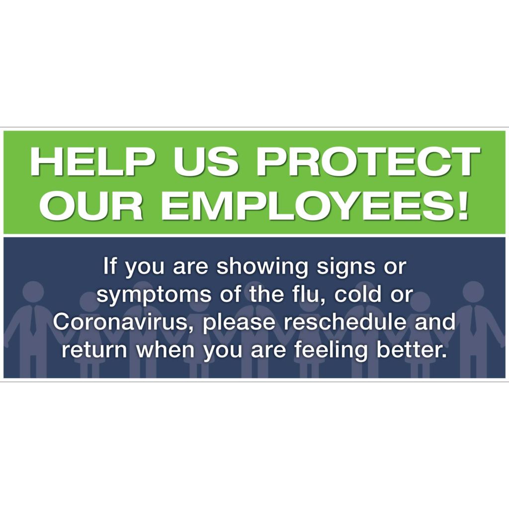Help Us Protect Our Employees Banner