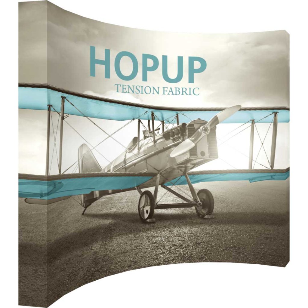 11.4x10-ft Curved Pop Up Display | Orbus Hopup