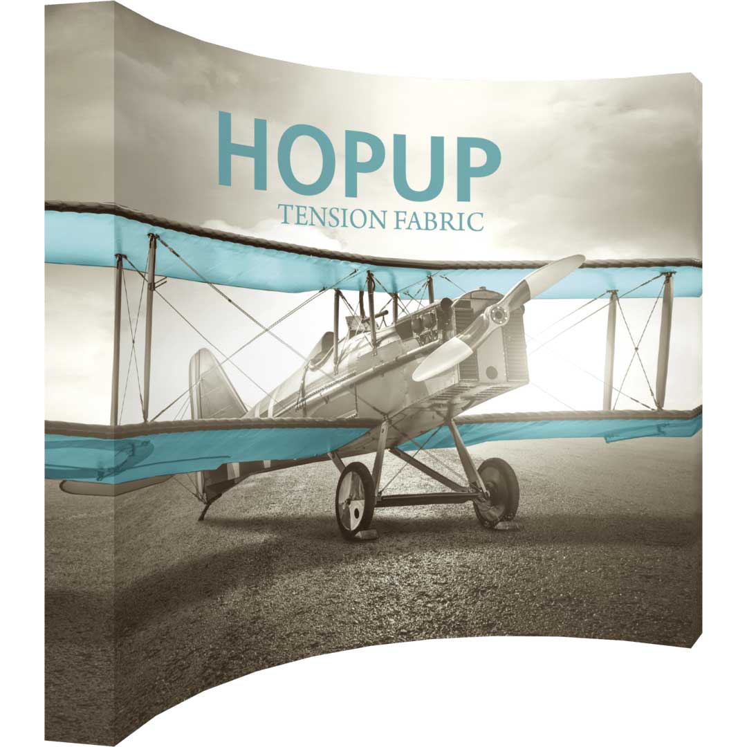 11.4x10-ft Curved Pop Up Display | Orbus Hopup - Image 1