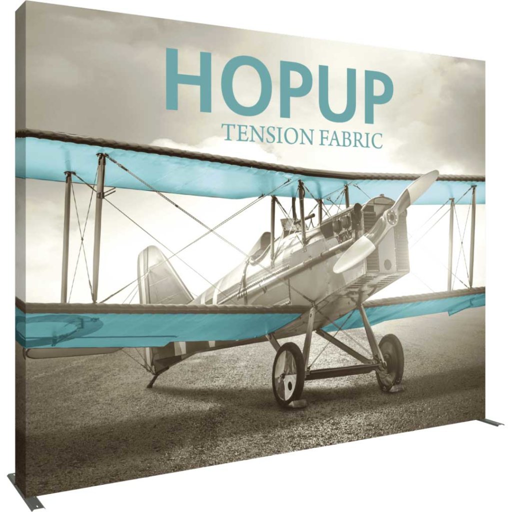 12x10-ft Portable Pop Up Display Backwall | Orbus Hopup