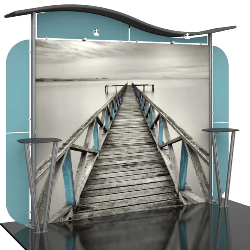 linear pro orbus trade show displays