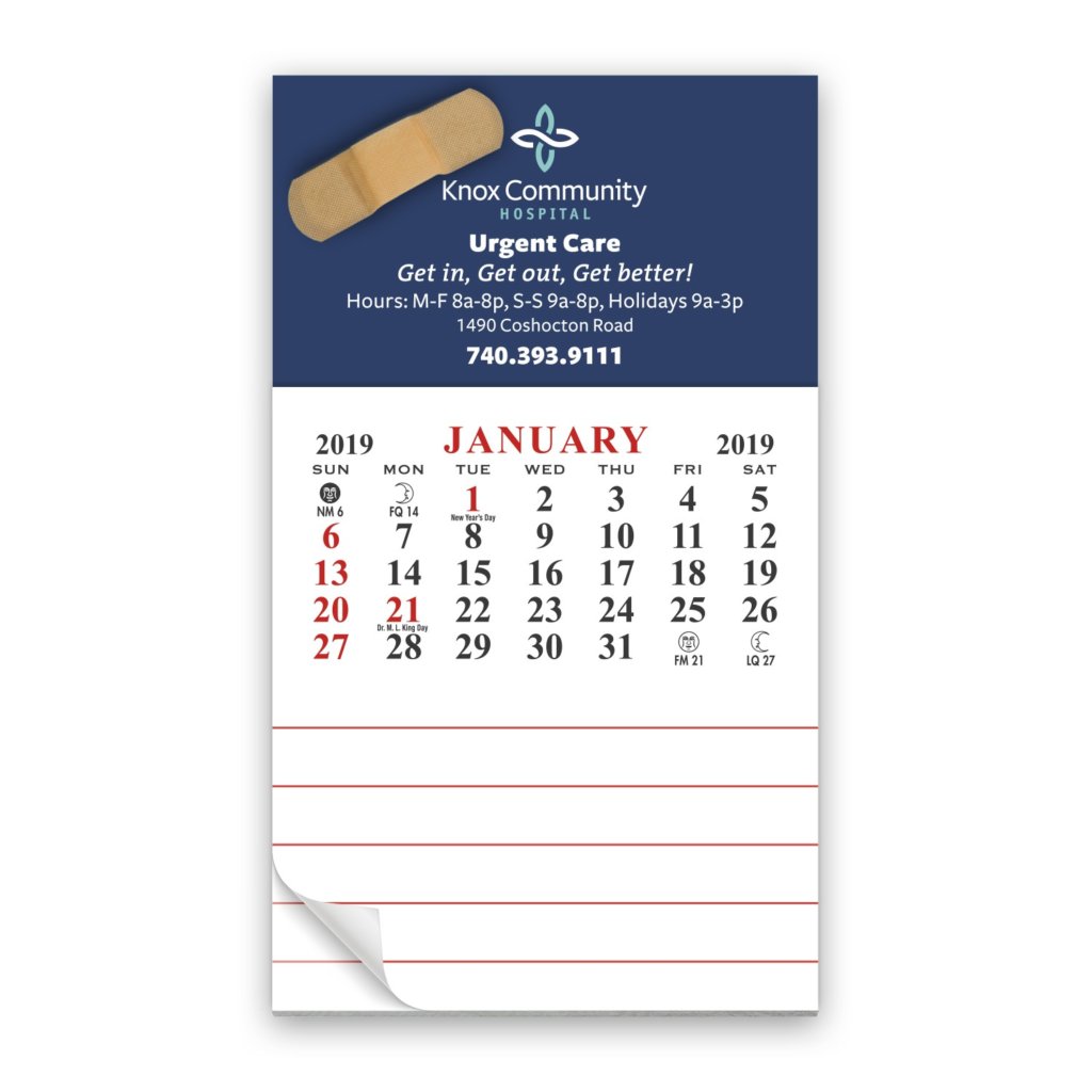 Blue Magnet Calendar