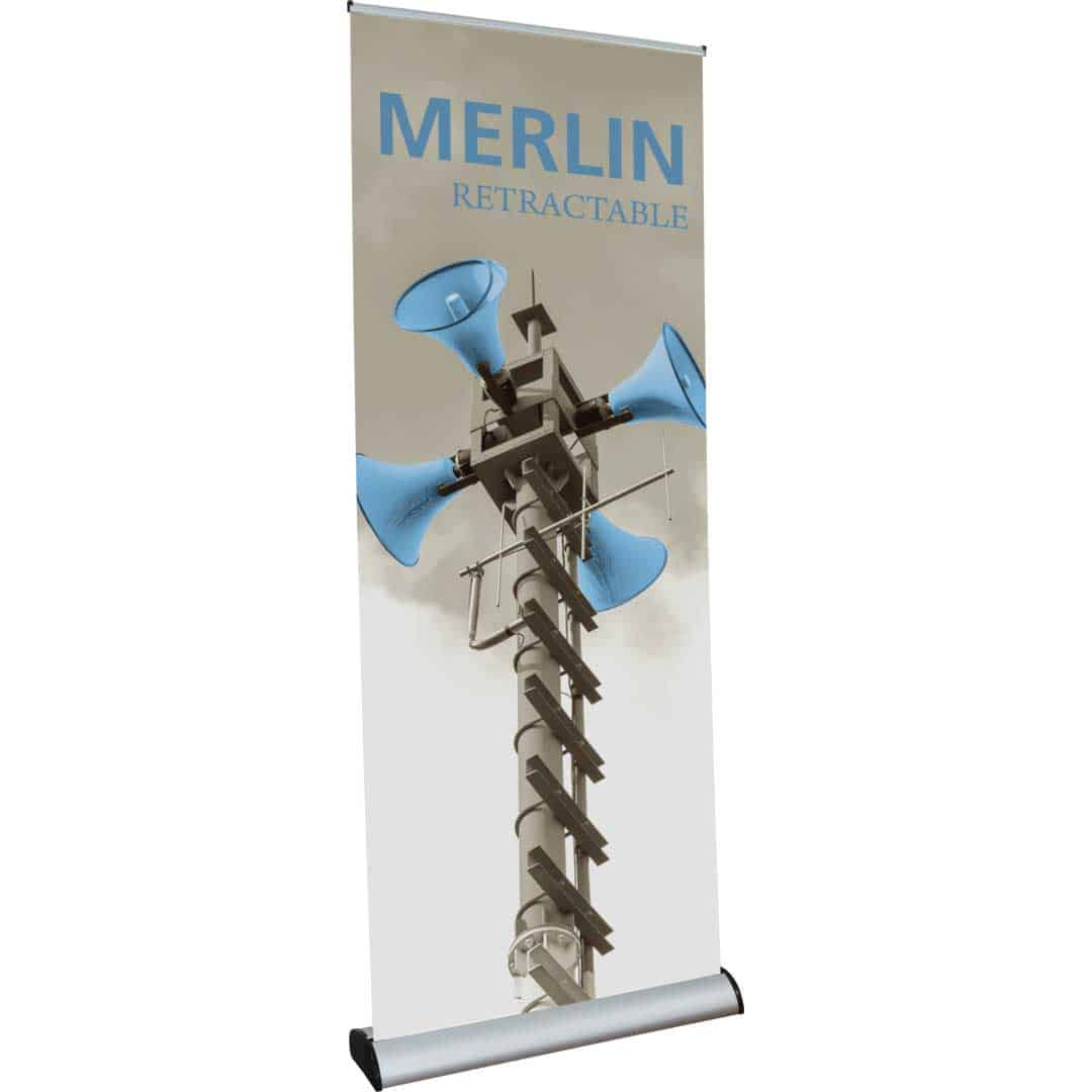 Orbus Merlin Retractable Banner Stands