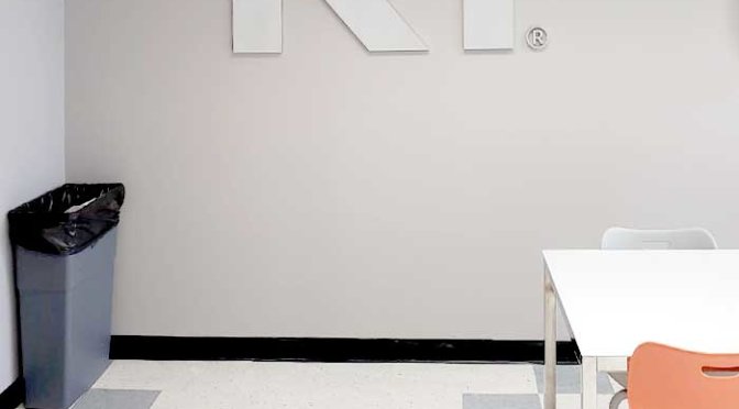 Brushed Aluminum Logo Sign