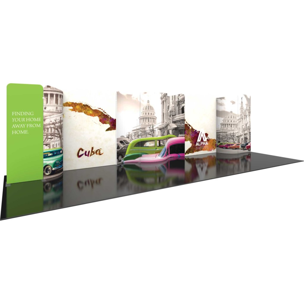 orbus modulate 30 foot trade show booth