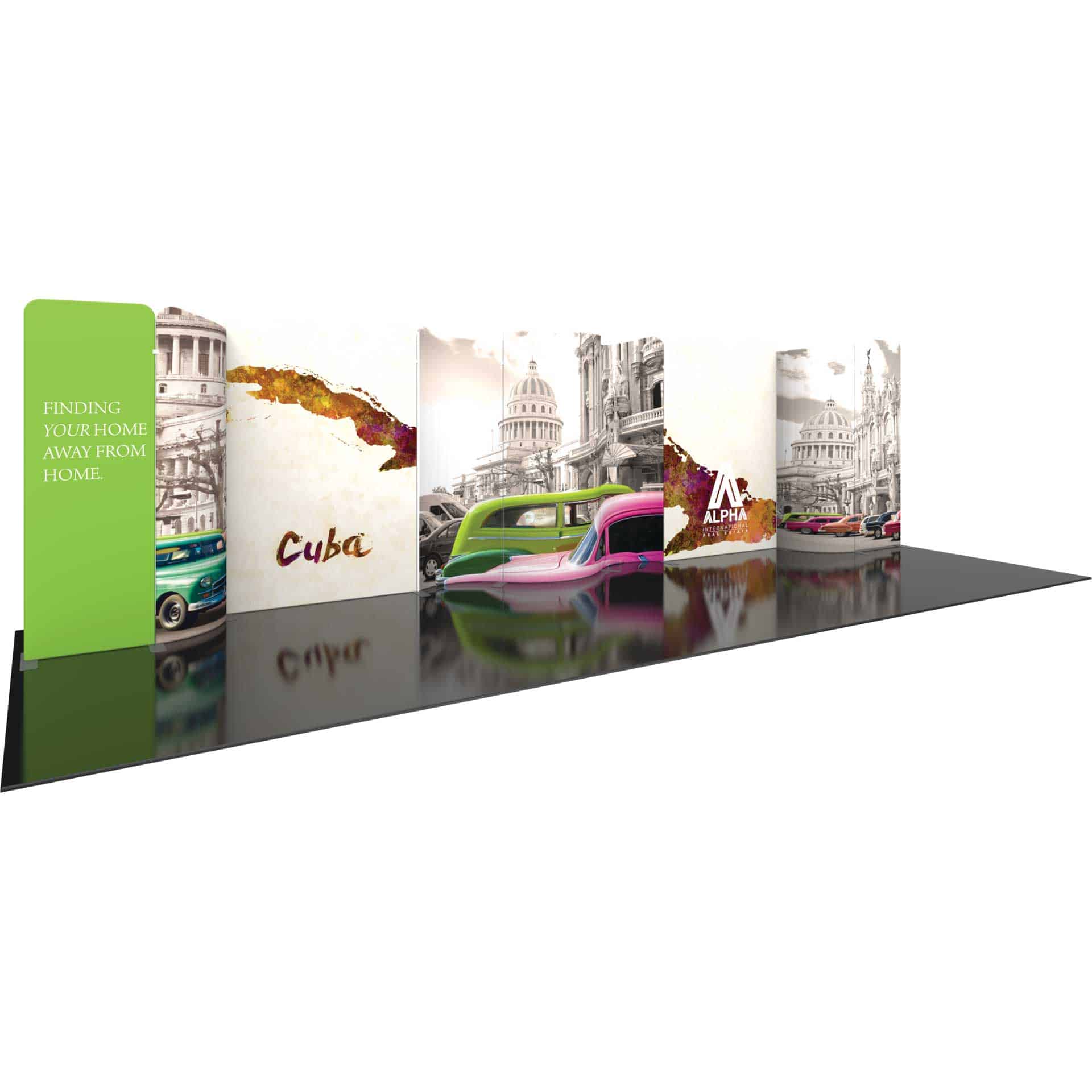 orbus modulate 30 foot trade show booth