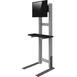 TV Stand with Shelf for Trade Show