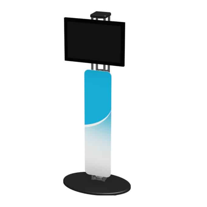 TV Stand with Sign