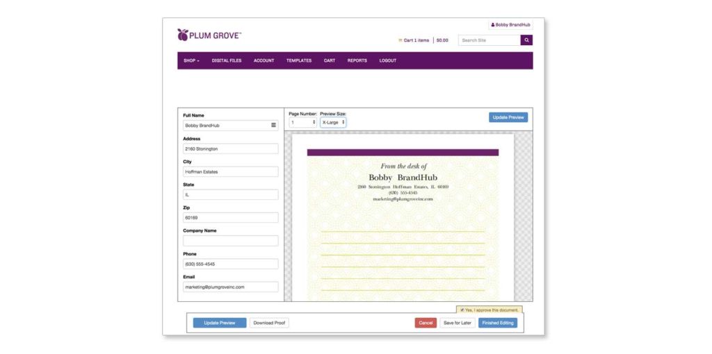 myBrandHub Customizations