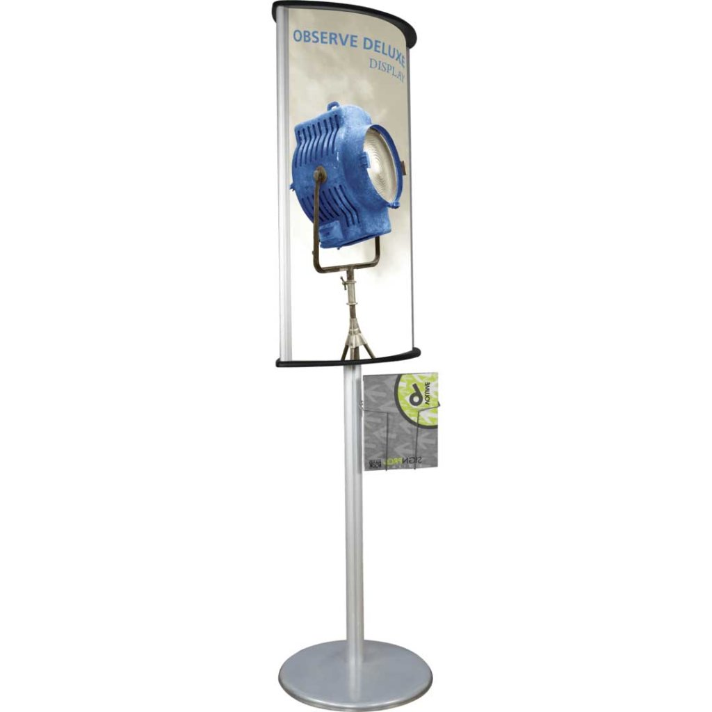 Sign Stand with Brochure Holder