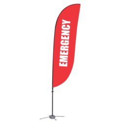 Emergency Flag Sign