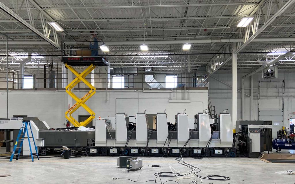 Installing a Komori Press