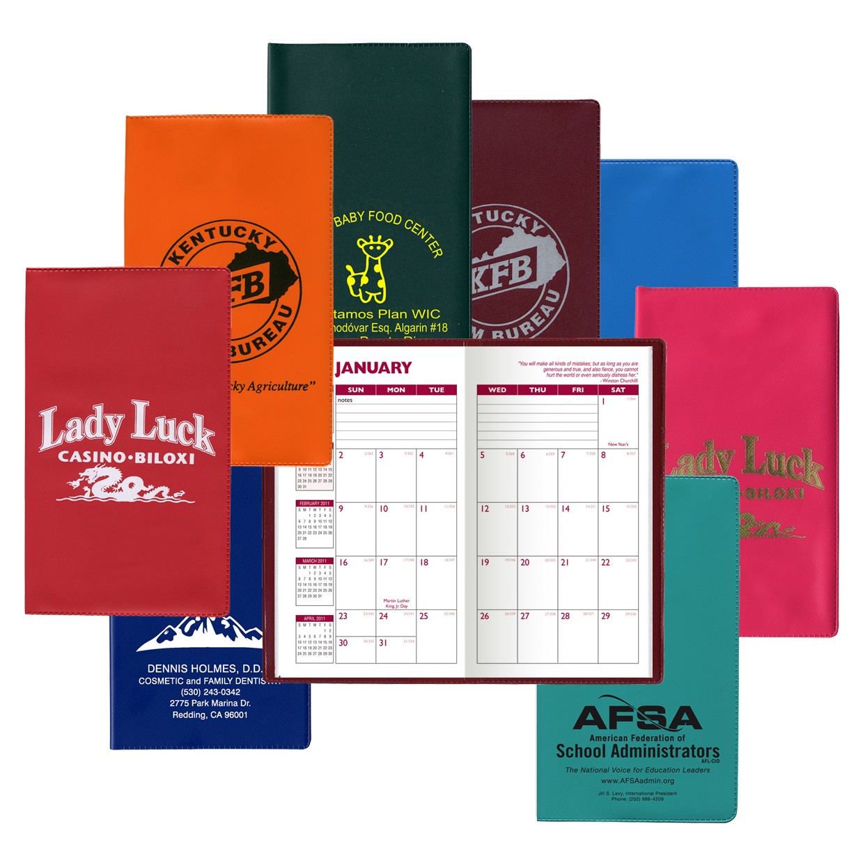 Personalized Pocket Calendars 2024 Monthly Laure