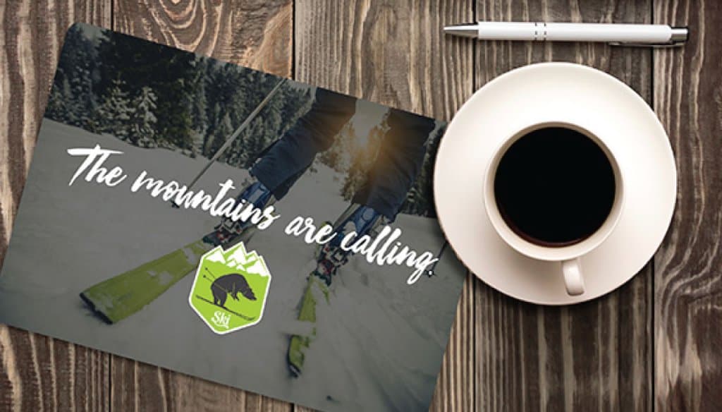 postcard design