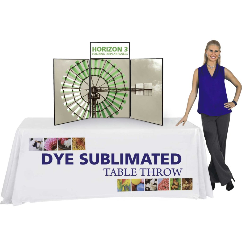 6x4-ft Tabletop Folding Display | Orbus Horizon 3