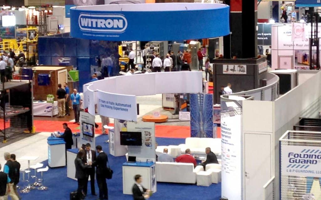 Round Trade Show Booth
