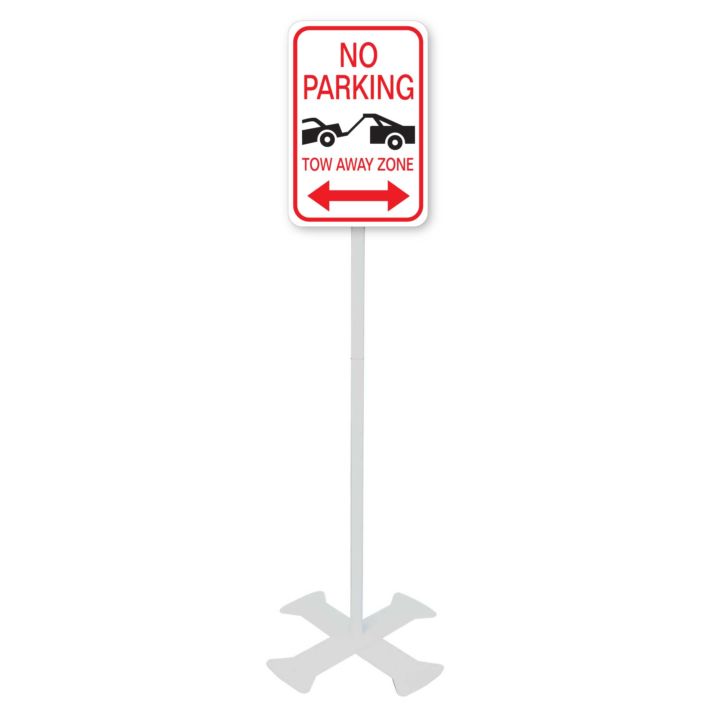 no-parking-tow-away-zone-signs-4-ft-steel-sign-stand-plum-grove