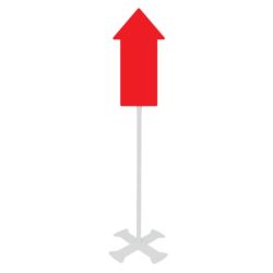 Arrow Signs , Red Directional Arrow